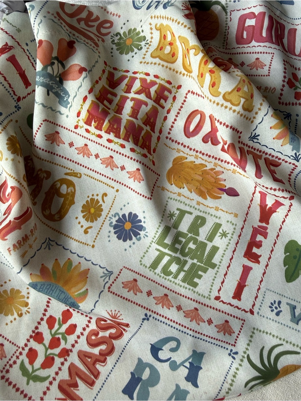 NWT FARM Rio Women's Silk Scarf Mini Bag - Picture 4 of 8